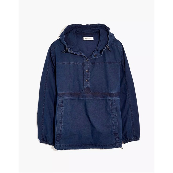 Madewell Indigo Windbreaker Pullover Jacket - Picture 5 of 7